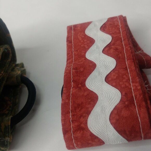 Handmade Fabric Headbands Lot of 8 Floral Geometric Ballerina Stretch Hair Bands - Picture 7 of 10